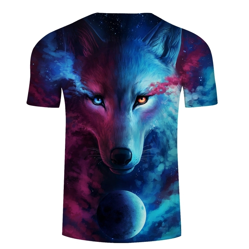 Wolf 3d T-shirt Where Light And Dark Meet | Wolf Champ