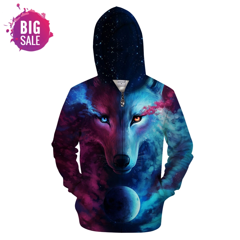 hoodie wolf 3d