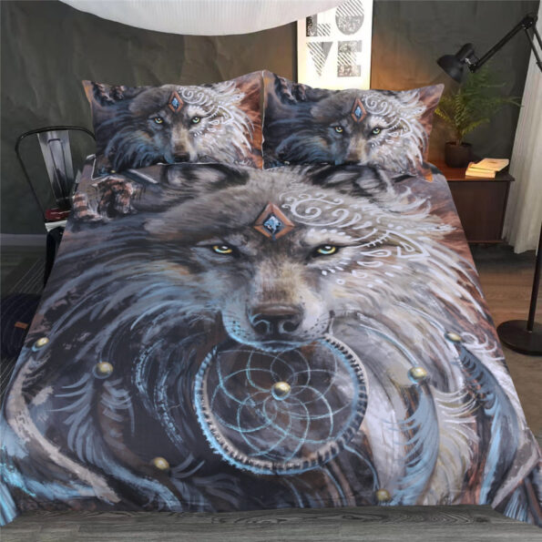 Wolf Warrior 3D Bedding Set