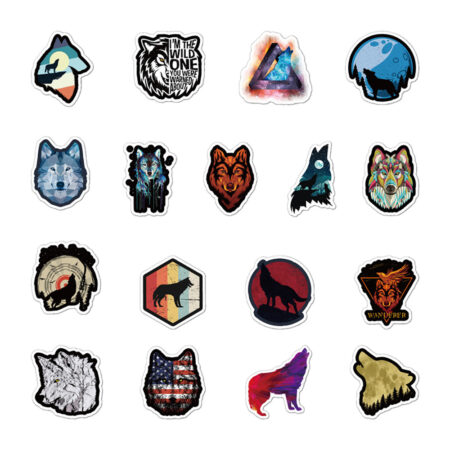 wolf stickers buy online