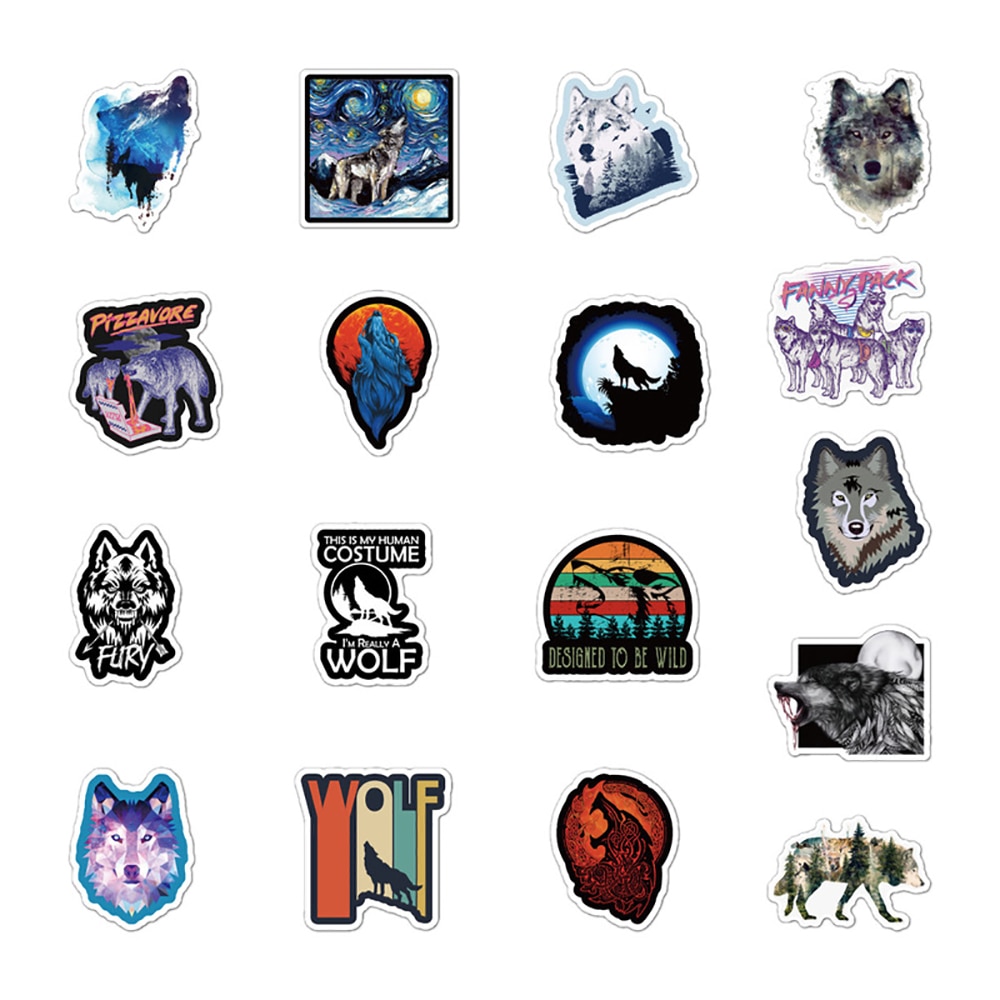 wolf stickers